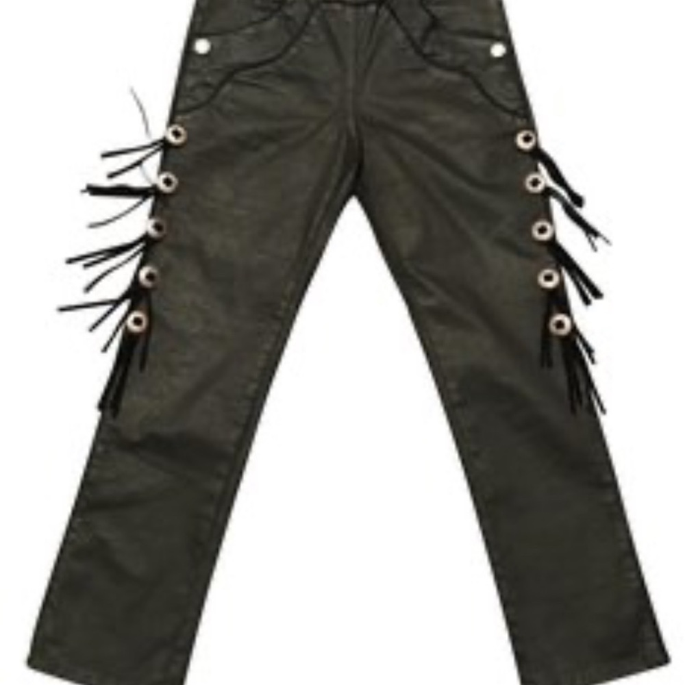 Isabel Marant waxed cropped jeans with western stud details size 40/6